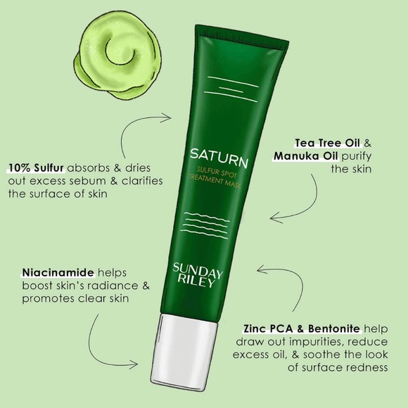 Sunday Riley Saturn Sulfur Spot Treatment Mask - Picture 3 of 6